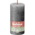 Świeca rustykalna BOLSIUS 30H 10CM BURZOWY SZARY
