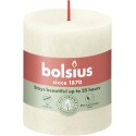 Świeca rustykalna BOLSIUS 35H 8CM DELIKATNY PERŁOWY