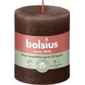 Świeca rustykalna BOLSIUS 35H 8CM CZEKOLADOWY BRĄZ