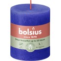 Świeca rustykalna BOLSIUS 35H 8CM MAJORELLE NIEBIESKI