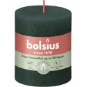Świeca rustykalna BOLSIUS 35H 8CM ZIELONY SOSNOWY