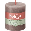 Świeca rustykalna BOLSIUS 35H 8CM TAUPE