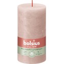 Świeca rustykalna BOLSIUS 60H 13CM MGLISTY RÓŻ