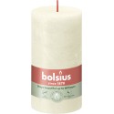 Świeca rustykalna BOLSIUS 60H 13CM DELIKTANY PERŁOWY