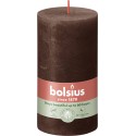 Świeca rustykalna BOLSIUS 60H 13CM CZEKOLADOWY BRĄZ