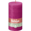 Świeca rustykalna BOLSIUS 60H 13CM FUKSJA