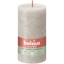 Świeca rustykalna BOLSIUS 60H 13CM SZARY PIASEK