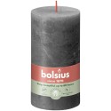 Świeca rustykalna BOLSIUS 60H 13CM BURZOWY SZARY