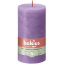 Świeca rustykalna BOLSIUS 60H 13CM INTENSYWNY FIOLET