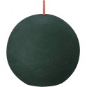 Świeca kula rustykalna BOLSIUS 25H 7,6CM ZIELONY SOSNOWY
