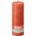 Świeca rustykalna BOLSIUS 85H 19CM ZIEMISTY POMARAŃCZ