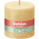 Świeca rustykalna BOLSIUS 62H 10CM OWSIANY BEŻ