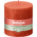 Świeca rustykalna BOLSIUS 62H 10CM ZIEMISTY POMARAŃCZ