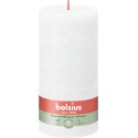 Świeca rustykalna BOLSIUS XXL 125H 20CM MROŹNA BIEL