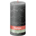 Świeca rustykalna BOLSIUS XXL 125H 20CM BURZOWY SZARY
