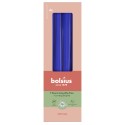 Świeca stołowa stożek szpica BOLSIUS Special Essentials Ultra Gloss 7H 24,5CM 4szt. MAJORELLE NIEBIESKI