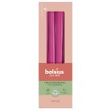 Świeca stołowa stożek szpica BOLSIUS Special Essentials Ultra Gloss 7H 24,5CM 4szt. FUKSJA
