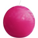 Świeca kula rustykalna BOLSIUS Special Essentials Ultra Gloss 16H 7CM FUKSJA