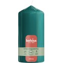 Świeca pieńkowa walec BOLSIUS Special Essentials Ultra Gloss 43H 13CM ZIELONY SOSNOWY