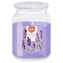 DUŻA Świeca zapachowa w słoiku BOLSIUS True Scents 100H LAWENDA