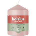 Świeca pieńkowa walec BOLSIUS Essentials 17H 8CM MGLISTY RÓŻ