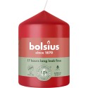 Świeca pieńkowa walec BOLSIUS Essentials 17H 8CM DELIKATNA CZERWIEŃ