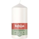 Świeca pieńkowa walec BOLSIUS Essentials 33H 12CM MROŹNA BIEL