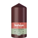 Świeca pieńkowa walec BOLSIUS Essentials 33H 12CM AKSAMITNA CZERWIEŃ