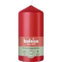 Świeca pieńkowa walec BOLSIUS Essentials 33H 12CM DELIKATNA CZERWIEŃ