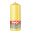 Świeca pieńkowa walec BOLSIUS Essentials 42H 15CM SŁONECZNY ŻÓŁTY
