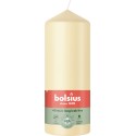 Świeca pieńkowa walec BOLSIUS Essentials 42H 15CM OWSIANY BEŻ