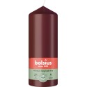 Świeca pieńkowa walec BOLSIUS Essentials 42H 15CM AKSAMITNA CZERWIEŃ