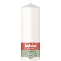 Świeca pieńkowa walec BOLSIUS Essentials 75H 20CM MROŹNA BIEL
