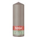 Świeca pieńkowa walec BOLSIUS Essentials 75H 20CM JASNY TAUPE