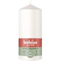 Świeca pieńkowa walec BOLSIUS Essentials 43H 13CM MROŹNA BIEL