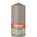 Świeca pieńkowa walec BOLSIUS Essentials 43H 13CM JASNY TAUPE