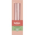 Świeca stołowa stożek szpica BOLSIUS Essentials 7H 24,5CM 4szt. MGLISTY RÓŻ