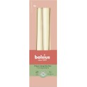 Świeca stołowa stożek szpica BOLSIUS Essentials 7H 24,5CM 4szt. DELIKATNY PERŁOWY