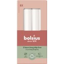 Świeca stołowa BOLSIUS Essentials 5H 17CM 8szt. MROŹNA BIEL