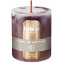 Świeca rustykalna BOLSIUS Marble 35H 8CM ROYAL BURGUNDY