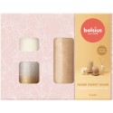 Zestaw prezentowy BOLSIUS Home Sweet Home Vanilla (3x Świeca, Dyfuzor) WANILIA