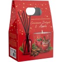 Zestaw prezentowy BARTEK CANDLES Cinnamon Delight & Apple (Świeca, Dyfuzor)