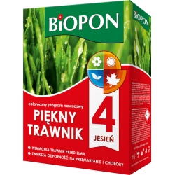 Nawóz odżywczo-regeneracyjny do trawników BIOPON Piękny Trawnik JESIEŃ 2KG