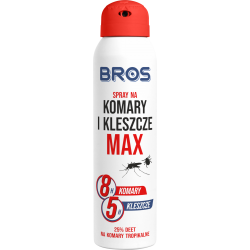 Spray na komary i kleszcze BROS Max 90ml