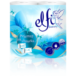Ręcznik papierowy ELFI Fantasy 2W 2szt. BIAŁY