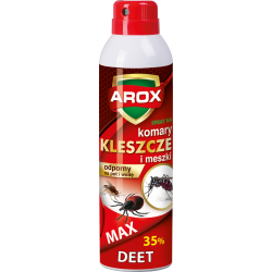 Spray na kleszcze, komary i meszki AROX Deet Max 250ml