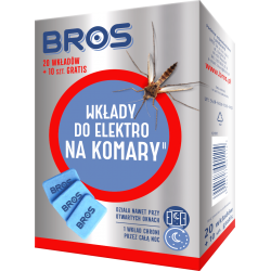 Wkłady do elektro na komary BROS 20szt.
