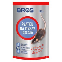 Płatkil na myszy i szczury BROS 100g