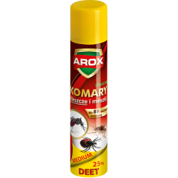 Spray na owady, meszki,kleszcze Deet Medium AROX 400ml