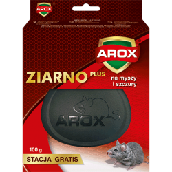 Ziarno na myszy i szczury AROX + Stacja 100g